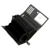 Money Kepper 12132 RFID fekete női bőr pénztárca 17 x 9.5 x 4 cm