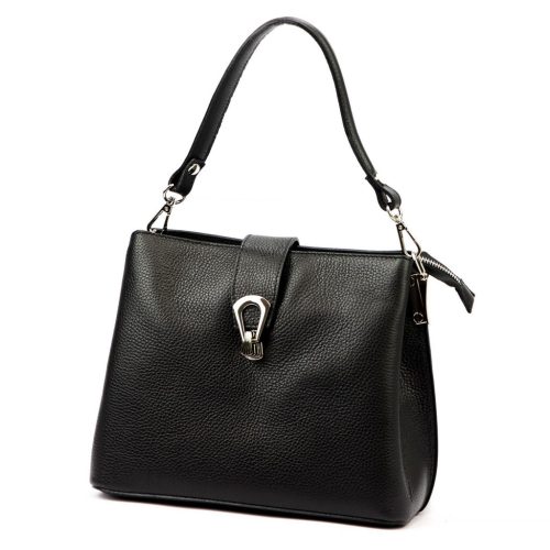 Luka 24-069 fekete női bőr válltáska 27 x 21.5 x 13 cm
