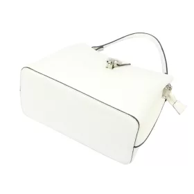 Luka 24-069 fehér női bőr válltáska 27 x 21.5 x 13 cm