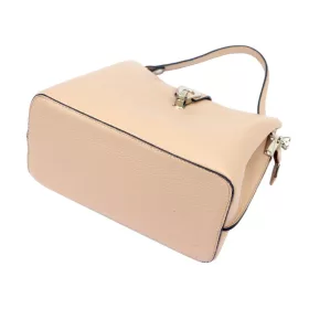   Luka 24-069 púderszínű női bőr válltáska 27 x 21.5 x 13 cm