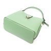 Luka 24-069 menta zöld női bőr válltáska 27 x 21.5 x 13 cm