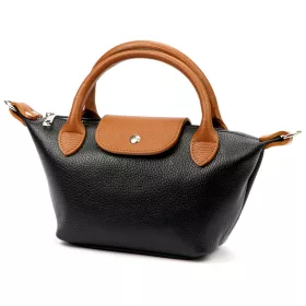   Luka 24-068 D fekete női bőr kézitáska, válltáska 36 x 22 x 10 cm