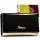Peterson PTN LJ-42108 fekete-arany női bőr pénztárca 14 x 9 x 3.5 cm