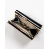 Peterson PTN LJ-42108 fekete-arany női bőr pénztárca 14 x 9 x 3.5 cm