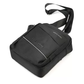   Pierre Cardin 1711 ALAN09 fekete férfi oldaltáska 20 x 24 x 9 cm
