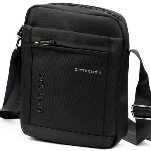 Pierre Cardin 1721 ALAN09 fekete férfi oldaltáska 20 x 24 x 9 cm 