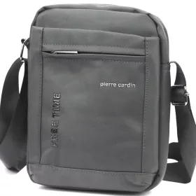   Pierre Cardin 1721 ALAN09 szürke férfi oldaltáska 20 x 24 x 9 cm