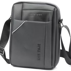   Pierre Cardin 2011 ALAN09 szürke férfi oldaltáska 20 x 24 x 9 cm