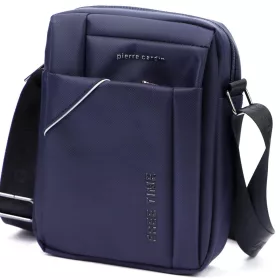   Pierre Cardin 2011 ALAN09 sötétkék férfi oldaltáska 20 x 24 x 9 cm
