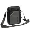 Pierre Cardin 2011 ALAN09 sötétszürke férfi oldaltáska 20 x 24 x 9 cm 