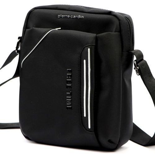 Pierre Cardin 2031 ALAN09 fekete férfi oldaltáska 20 x 24 x 9 cm 