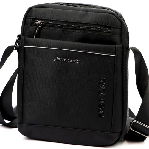 Pierre Cardin 2051 ALAN09 fekete férfi oldaltáska 20 x 24 x 9 cm