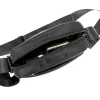 Pierre Cardin 2051 ALAN09 kék-fekete férfi oldaltáska 20 x 24 x 9 cm
