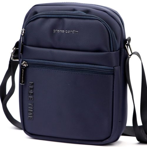 Pierre Cardin 2061 ALAN09 sötétkék férfi oldaltáska 20 x 24 x 9 cm