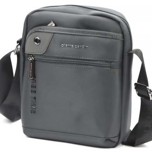 Pierre Cardin 2081 ALAN09 szürke férfi oldaltáska 20 x 24 x 9 cm