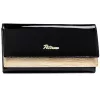 Peterson PTN LJ-421028 fekete-arany női bőr pénztárca 19.5 x 9.5 x 2.2 cm
