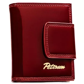   Peterson PTN BC-42329 piros női bőr pénztárca 10,5 x 8,5 x 3 cm, RFID