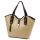 Luka 24-079 drapp női bőr válltáska 38 x 28 x 13 cm