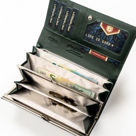   Peterson PTN PS401-FDS kék női pénztárca 18.5 x 9.5 x 2.5 cm