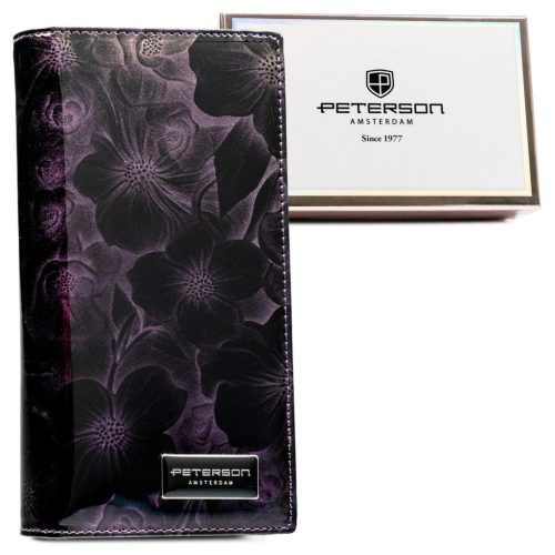 Peterson PTN PS1431-FDS lila női pénztárca 20 x 10 x 3 cm