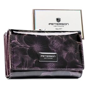   Peterson PTN PS108-FDS lila női pénztárca 14,5 x 9,5 x 3 cm