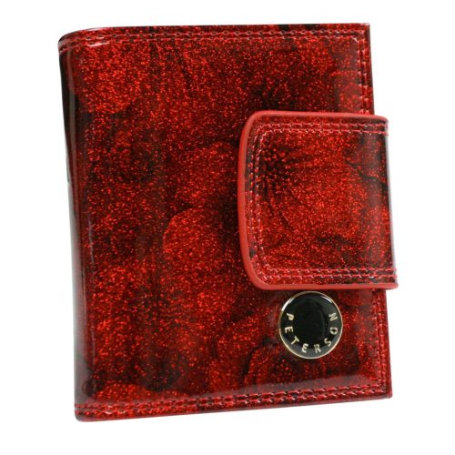Peterson PTN PS329-FDS piros női pénztárca 11 x 8.5 x 2.8 cm
