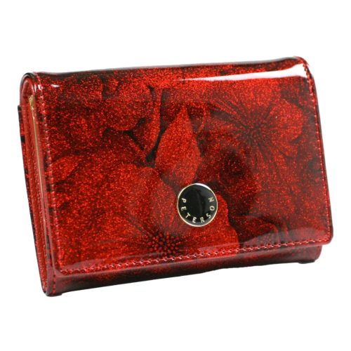 Peterson PTN PS445-FDS piros női pénztárca 14,5 x 9,5 x 3 cm