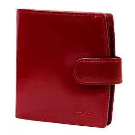   EL FORREST 2232-480 RFID piros női bőr pénztárca 10 x 10 x 2.5 cm