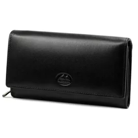   EL FORREST 920-67 RFID fekete női bőr pénztárca 16.5 x 8.5 x 3.5 cm