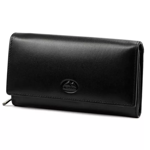 EL FORREST 920-67 RFID fekete női bőr pénztárca 16.5 x 8.5 x 3.5 cm
