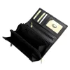 EL FORREST 920-67 RFID fekete női bőr pénztárca 16.5 x 8.5 x 3.5 cm