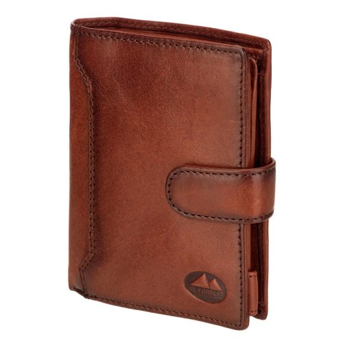 EL FORREST 932-29 RFID barna férfi bőr pénztárca 10 x 13 x 3 cm 