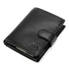 EL FORREST 932-67 RFID fekete férfi bőr pénztárca 10 x 13 x 3 cm