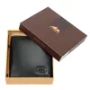 EL FORREST 991-67 RFID fekete bőr pénztárca 10 x 11 x 2 cm
