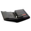 Pierre Cardin YS605 326 fekete-piros férfi bőr pénztárca 10 x 13 x 3 cm 