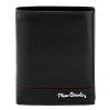 Pierre Cardin YS605 326 fekete-piros férfi bőr pénztárca 10 x 13 x 3 cm