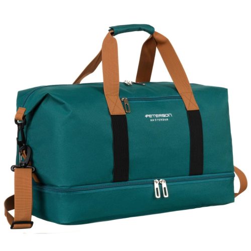 Peterson PTN 23145 türkiz utazótáska 47 x 30 x 27 cm