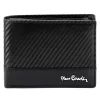 Pierre Cardin YS607 8806 fekete férfi bőr pénztárca 12 x 9.5 x 3 cm