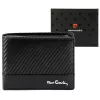 Pierre Cardin YS607 8806 fekete férfi bőr pénztárca 12 x 9.5 x 3 cm