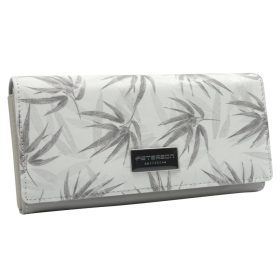   Peterson PTN PX22-1-NPK fehér mintás női pénztárca 17 x 9,5 x 3 cm