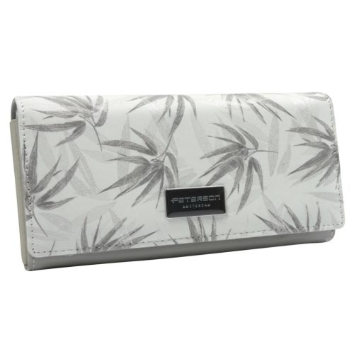 Peterson PTN PX22-1-NPK fehér mintás női pénztárca 17 x 9,5 x 3 cm
