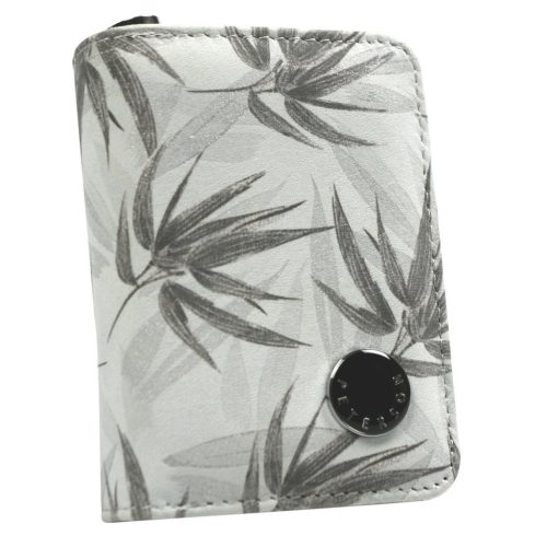 Peterson PTN PX33-1-NPK fehér mintás női pénztárca 12 x 5 x 2 cm