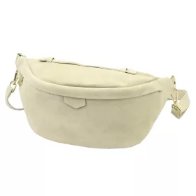   Luka 24-091 bézs női bőr crossbody, oldaltáska 35 x 15 x 11 cm