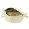 Luka 24-091 bézs női bőr crossbody, oldaltáska 35 x 15 x 11 cm