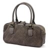 VS 042 taupe női bőr válltáska, oldaltáska 37 x 19 x 11 cm