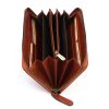 EL FORREST 833-29 RFID konyak női bőr pénztárca 19.5 x 9.5 x 2.2 cm 