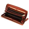 EL FORREST 833-29 RFID konyak női bőr pénztárca 19.5 x 9.5 x 2.2 cm