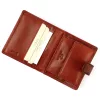 EL FORREST 874-29 RFID konyak férfi bőr pénztárca 9.5 x 10 x 2.5 cm