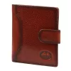 EL FORREST 874-29 RFID konyak férfi bőr pénztárca 9.5 x 10 x 2.5 cm