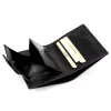 EL FORREST 874-67 RFID fekete férfi bőr pénztárca 9.5 x 10 x 2.5 cm